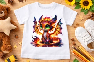 🔥 Dětské tričko Ohnivý dráček