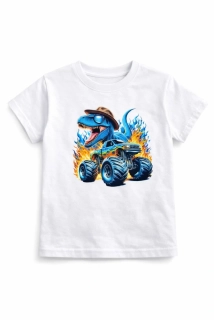 🦖🚙Dětské tričko Dino Monster Truck